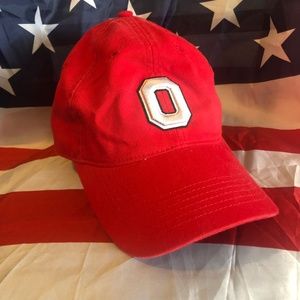 Ohio State OSU Red Fitted Hat Large